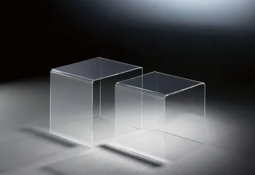 Places of Style Beistelltisch Remus, aus Acrylglas weiß in weiß von Places of Style