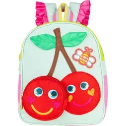 Oilily Cherry Backpack Mist Green – Bunter Freizeitrucksack - Der Oilily Cherry Backpack in Mist Green begeistert mit kreativen Designs und viel Stauraum. Ideal für Schule und Ausflüge, sorgt er für einen farbenfrohen Auftritt. Maße: 19x24x9,5 cm, Gewicht: 300 g.