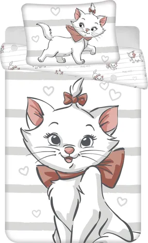 Jerry Fabrics JERRY FABRICS Krippenbettwäsche Kitty Marie Bow baby Baumwolle, 100/135, 40/60 cm
