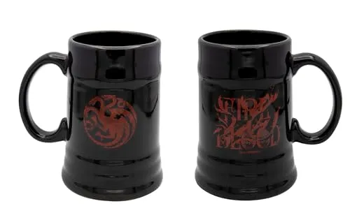 Game of Thrones Bierkrug - Keramik, Schwarz