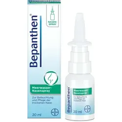 BEPANTHEN Meerwasser Nasenspray 20 ml - Arzneimittel zur Befeuchtung der Nasenschleimhaut, ideal bei trockener Luft und Erkältungen für eine angenehme Atmung.