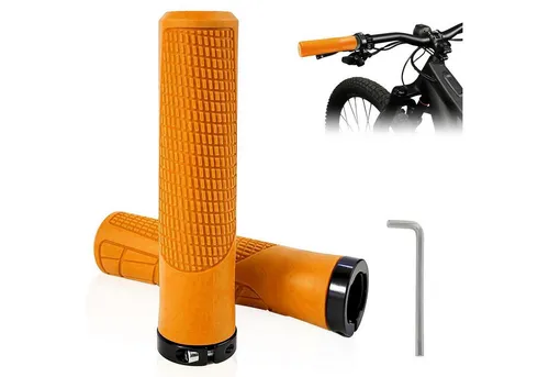 LuxusKollektion Ergonomische Fahrradlenkergriffe 22mm in Gelb