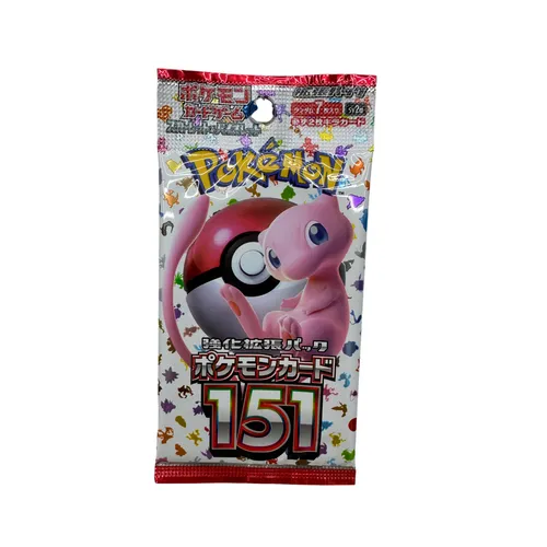 Pokemon Karte 151 Booster Box - Scharlachrot & Violett - TCG OVP Displays mit 140 Karten, ideal für Sammler und Pokémon-Fans. Enthält seltene Booster-Karten und das beliebte Charakter-Mew aus der Edition Scharlachrot und Violett.