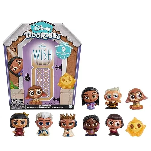 Disney Doorables New Wish Collector Peek, Überraschungspackung für Sammler, 3,8 cm große Exklusive Figuren, Kinderspielzeug ab 5 Jahren von Just Play