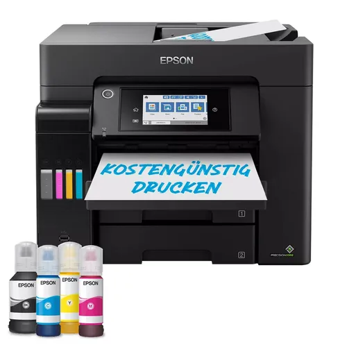 Epson EcoTank ET-5855 A4-Tintentank-Multifunktionsdrucker in schwarz von Epson