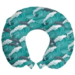 Abakuhaus Reisekissen Schaumstoff Reiseartikel für Flugzeug und Auto weiß