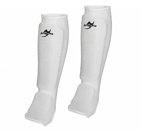 JU - SPORTS Ju-Sports Schienbein-Spannschoner weiß