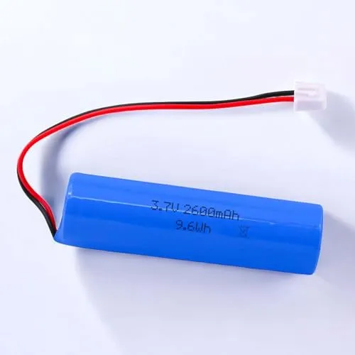 3.7V 2600-mAh wiederaufladbarer Li-Ion 18650 Akku mit XH2.54 2P-Stecker u. PCB Schutz f. RC-Auto, LED-Beleuchtung, Solar, Bluetooth-Geräte, DIY-Elektronik, Lautsprecher, Kamera, Taschenlampe, Werkzeug