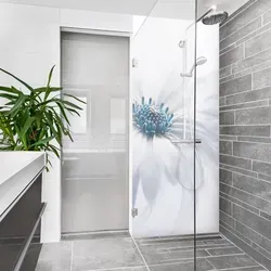 Bilderdepot24 Duschrückwand Blumen weiß – Fugenlose Wandverkleidung für die Dusche