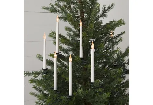 Star LED-Kerzenkette Slimline 16tlg., Weiß