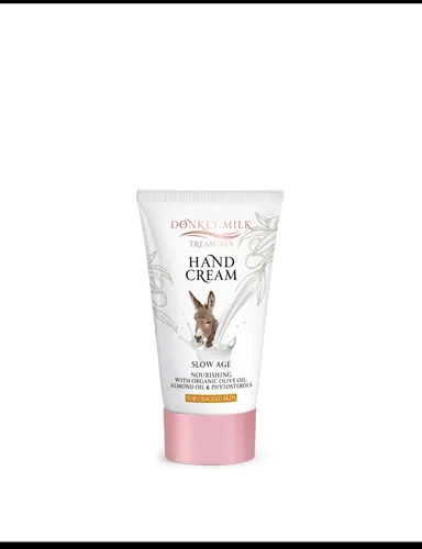 Handcreme 100% Eselsmilch griechisch gegen rissige Haut Bio Olivenöl Mandelöl
