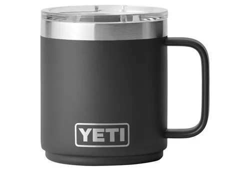 Yeti Isolierflasche schwarz - Hochwertige Isolierflasche in elegantem Schwarz, ideal für warme und kalte Getränke. Robustes Design für unterwegs und optimale Temperaturerhaltung.
