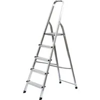 PROREGAL Haushaltsleiter Einseitig Begehbar 5 Stufen