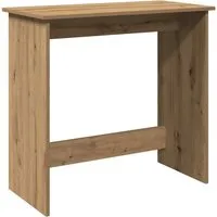 vidaXL Schreibtisch Artisan-Eiche 80x40 cm - Kinderschreibtisch aus robustem Holzwerkstoff, ideal für vielseitige Nutzung in Wohnräumen und pflegeleicht dank glatter Oberfläche.