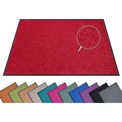 Hanse Home Fußmatte Bordeaux 90x150cm – Wetterfest & Rutschfest - Fußmatte für Innen- und Außenbereich, saugstark und leicht zu reinigen. Ideal als Schmutzfangmatte für Eingänge, Terrassen und mehr.