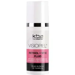 Visiopiel Retinol+ Vitamin C Fluid - Dermatologische Anti-Aging-Pflege für normale bis fettige Haut, kombiniert verkapseltes Retinol und Vitamin C für ein glatteres Hautbild und weniger Falten.
