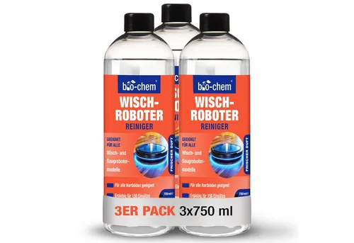 bio-chem Wischroboter-Reiniger 750ml - Konzentrat für perfekte Sauberkeit - Bodenreiniger, komplett kennzeichnungsfrei und regional hergestellt, ideal für Wischroboter und sorgt für streifenfreie Reinigung.
