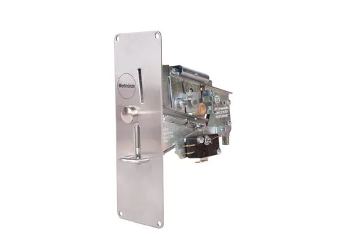 ATTAS Mechanischer Münzprüfer W6000 - Edelstahl Frontplatte - Der W6000 Münzprüfer ist ideal für den gewerblichen Einsatz in Tor- und Schrankenanlagen. Mit kompakter Bauform und stabiler Edelstahl Frontplatte gewährleistet er zuverlässige Münzprüfung ohne Stromversorgung.