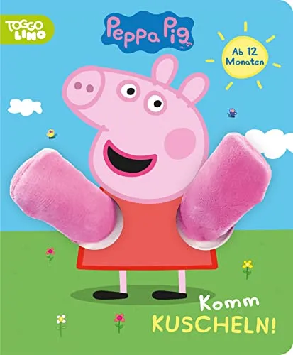 Peppa Pig - Komm kuscheln!: Pappebuch mit Plüschärmchen für Kinder ab 12 Monaten