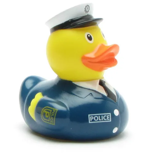 Badeente Police Quietscheentchen Quietscheente Ente Plastikente Gummiente Ente