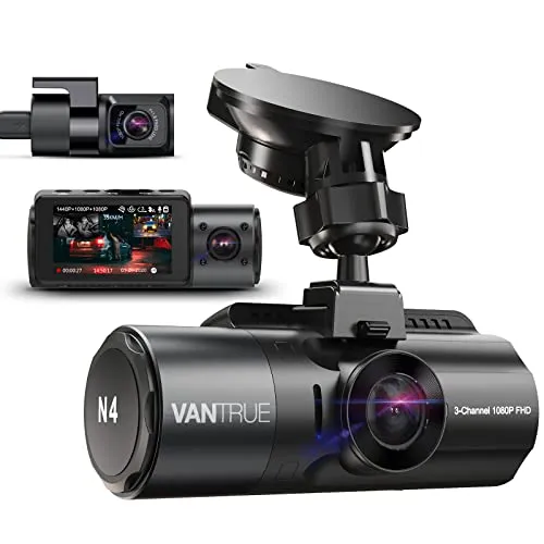 VANTRUE N4 3 Lens 4K Dashcam