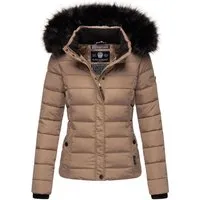 Navahoo Damen Winterjacke Miamor – Warm Gefüttert mit Abnehmbarer Kapuze - Die stylische Winterjacke Miamor von Navahoo bietet hohen Tragekomfort durch ihr warmes Teddyfellfutter. Mit abnehmbarer Kapuze und Kunstfellkragen ist sie ideal für kalte Tage und überzeugt durch praktische Details.