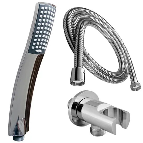 Gariella Handbrause Brause-Set Wandanschluss Brausehalter Brauseschlauch 150 cm