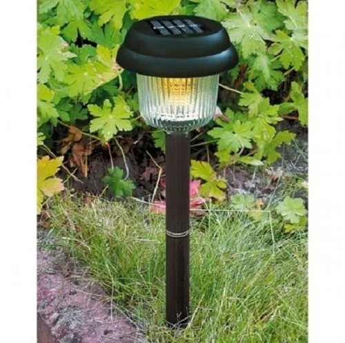 LED-Solar-Lampe Gartenleuchte Solarlampe Wegbeleuchtung Gartenlampe Stehleuchte