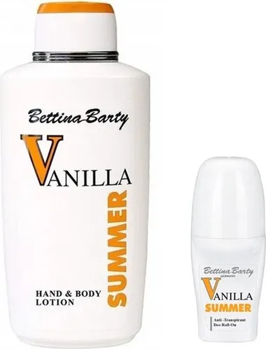 Bettina Barty Summer Vanilla Body Lotion 500ml + Deo Roll-On 50ml