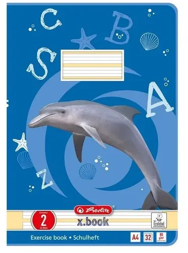 Zeszyt A4/32K linia 12mm (5szt) Herlitz 4008110283708