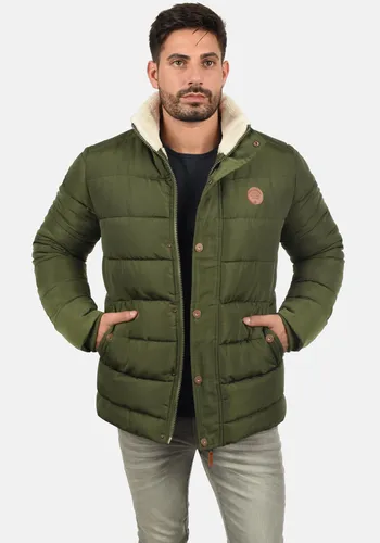 Blend Winterjacke BLEND BHFrederic in Ivy Green - Funktionsjacke mit hochschließendem Kragen und Kapuze, ideal für kühle Tage. Pflegeleicht und im lässigen Regular Fit für optimalen Tragekomfort.