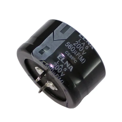 2x Snap-In Elko Kondensator Radial 560µF 200V 85°C 35x20mm LA5-200V561MS51# 560u