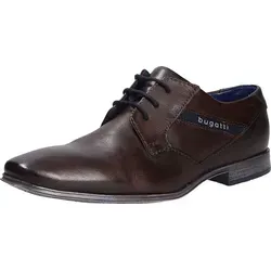 bugatti Herren Businessschuhe - Elegante Schnürer für jeden Anlass - Herren-Schnürhalbschuhe in Braun, mit Derby-Schnürung für optimalen Tragekomfort und stilvolles Auftreten im Büro oder bei besonderen Anlässen.