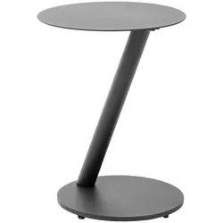 BEST Paros Beistelltisch Anthrazit – Eleganter Gartentisch - Gartentische: Der stilvolle Paros Beistelltisch aus langlebigem Aluminium bietet modernes Design und praktische Ablagefläche für Ihr Sonnenbad.