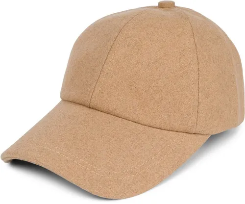 styleBREAKER Unisex Baseball Cap - Einfarbig in Flanell Optik mit Wolle - Elegantes 6-Panel Baseball Cap aus hochwertiger Wolle, mit verstellbarer Metallschnalle für perfekten Sitz. Ideal für stilbewusste Herren und in verschiedenen Farben erhältlich.
