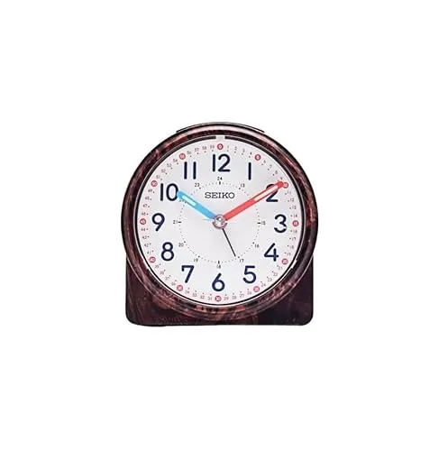 Seiko Clocks Wecker Dunkelbraun