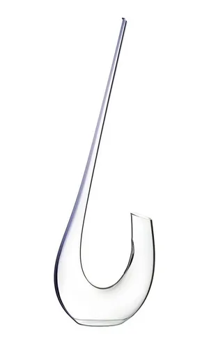 Riedel Dekanter Swan - Eleganter Glas-Dekanter mit 1570 ml Fassungsvermögen, ideal für die perfekte Belüftung Ihres Weins und ein stilvolles Servieren.