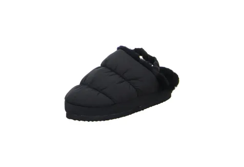 ara Damen Cosy Hausschuh, SCHWARZ, 36 EU - Damen-Hausschuhe mit hochwertigem Synthetik-Obermaterial und warmem Lammfell-Innermaterial für ultimativen Komfort.