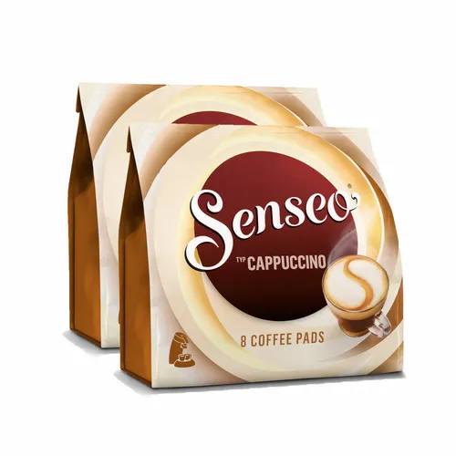 SENSEO KAFFEEPADS Cappuccino Kaffee neue Rezeptur 2er Pack 2 x 8 PADS