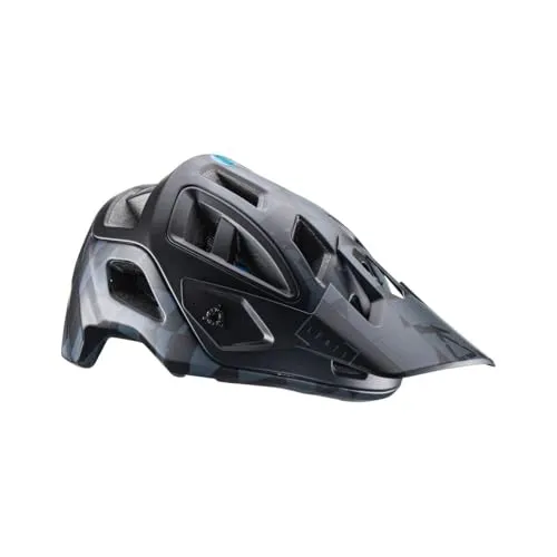 Leatt MTB Allmtn 3.0 Helm – Schwarz – L 59 – 63 cm - Fahrradhelme mit 360°-Turbinen-Technologie, die Hirnverletzungen um 40% reduziert. Leicht, atmungsaktiv und mit optimaler Belüftung für maximalen Komfort beim Mountainbiken.
