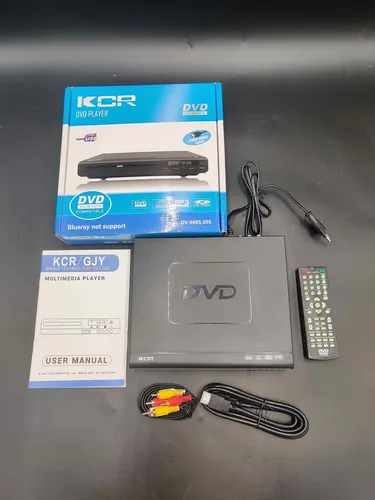 KCR DVD-Player - DVD Player für TV mit USB-Anschluss, unterstützt DVD, CD und MP3 – ideal für Filmabende und Musikgenuss!
