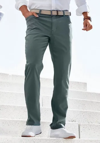 John Devin Chinohose regular-fit in grün von John Devin