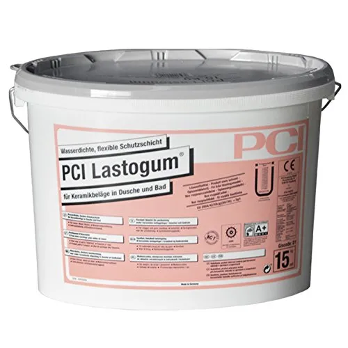 PCI LASTOGUM Schutzschicht 15 kg Grau - Flexible Flächenabdichtung - Wasserabdichtungen für Wand und Boden, ideal für Nassbereiche wie Badezimmer und Duschen, bietet zuverlässigen Schutz gegen Feuchtigkeit.