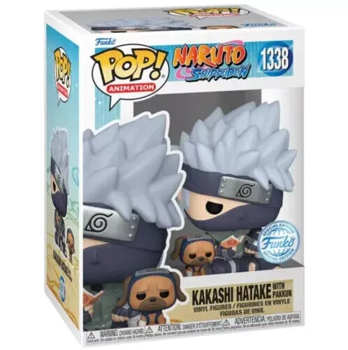 FUNKO POP! - KAKASHI HATAKE WITH PAKKUN 1338 - Action-Figur aus Naruto Shippuden, Sammlerstück mit besonderer Special Edition-Note, ideal für Fans und Sammler.