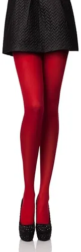 Antie Damen Mikrofaser Strumpfhose bunt blickdicht AN-124 100 DEN (Carmen, XL (44-48))