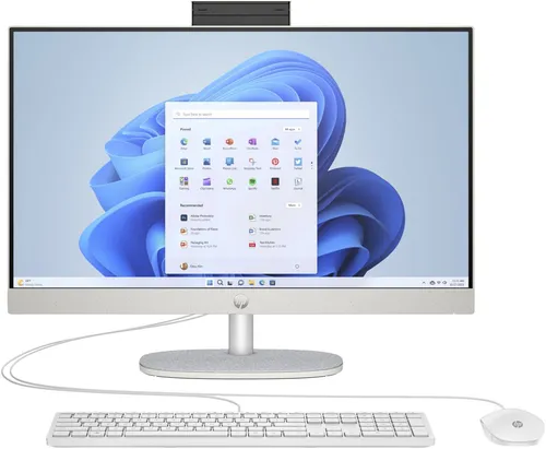 HP 24-cr1001ng All-in-One PC mit Intel Core Ultra 7 - PC-Systeme mit 16 GB RAM und 512 GB SSD für blitzschnelle Leistung, ideal für Home Office und Multimedia-Anwendungen.