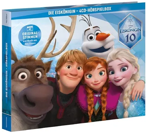 Die Eiskönigin - Hörspielbox (4CD) - Hörbücher, erlebe die magische Welt von Arendelle mit 4 spannenden CDs für die ganze Familie.