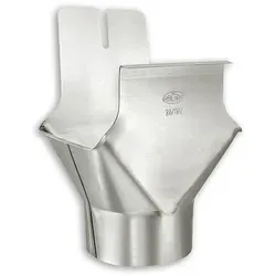 Einhangstutzen Grömo Kastenrinne, Zink, Ø 100mm - Sonstige Elektroinstallationsartikel, robuster Einhangstutzen aus Zink für langlebige und zuverlässige Dachentwässerung.