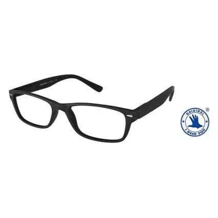 Ich brauche dich – Lesebrille +2,50 dpt Fühle dich schwarz in schwarz von I NEED YOU