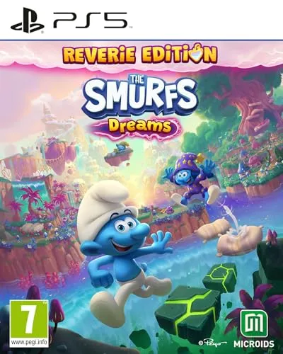 MICROÏDS The Smurfs: Dreams - Reverie Edition - PS5 - Spiele für PlayStation 5, erlebe ein zauberhaftes 2-Spieler-Abenteuer in 4 Traumwelten mit einzigartigen Puzzles und Anpassungsmöglichkeiten für deinen Schlumpf.